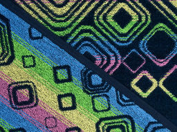 Полотенце махровое 6с102.413ж1 Мишель (т.радужка) 81х160см