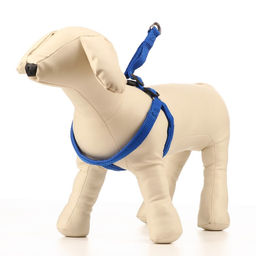 Шлейка Комфорт комбинированная, 1,5 см, ОШ 36-50 см, ОГ 40-55 см, синяя