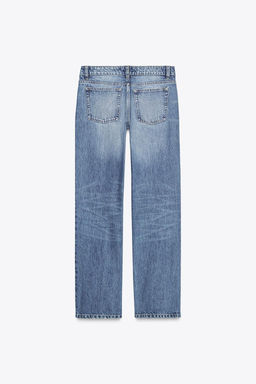 TRF STRAIGHT LOW-RISE JEANS - Zara фото 17