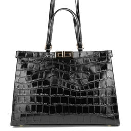 6623 black, Женская кожаная сумка, Barcelo Biagi