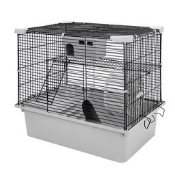 Клетка д/грыз. Редпл. Рикки 42.1 (42*30*h40см) 1 этаж 43102св-сер-чер 43102св-сер-черн