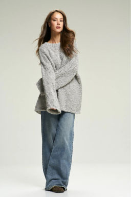 Джемпер Букле HAND MADE Grey