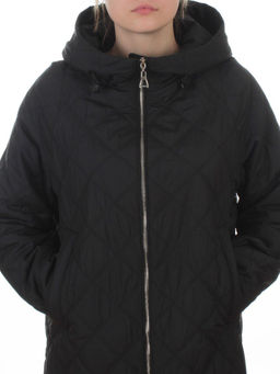 9610 BLACK Куртка стеганная демисезонная женская (100 гр. холлофайбер) - Fashion фото 4