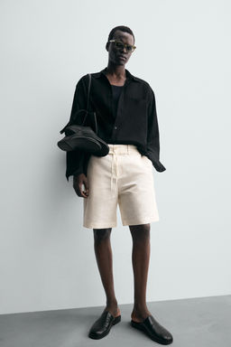 BERMUDA SHORTS WITH CORD - Zara фото 6