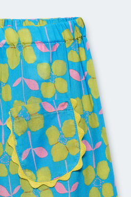 2-14 A?OS/ PANTAL?N CULOTTE ESTAMPADO FLORES LIMITED EDITION / Estampado - Zara фото 3
