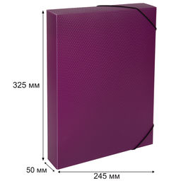 Expert Complete Короб архивный пластиковый 50 мм 1 шт. PRISMA NEON A4 эффект 3D пурпурный ЕС240441022