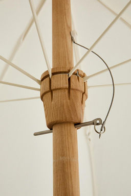 ACACIA WOOD BEACH UMBRELLA WITH CONTRAST TRIM - Zara фото 3