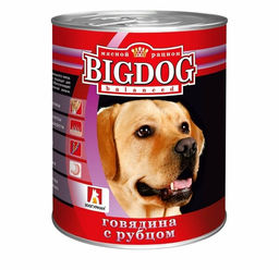 Зоогурман д/соб. BIG DOG ж/б 850 г. Говядина с рубцом 1/9 0539
