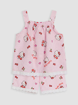 Hello Kitty Bask?l? K?z ?ocuk ?ortlu Tak?m