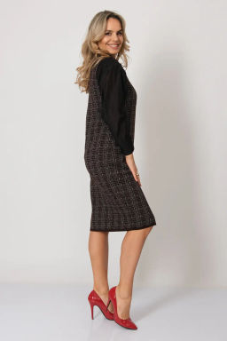 БЕЛАРУСЬ Платье Д 3481 дл/шоколад - Текстильная мануфактура фото 11