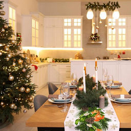 Дорожка столовая, сервировочная 50х150см "Мандариновый коктейль", хлопок "Премиум" 236г/м2, на картоне, "Домашняя мода" (Россия)