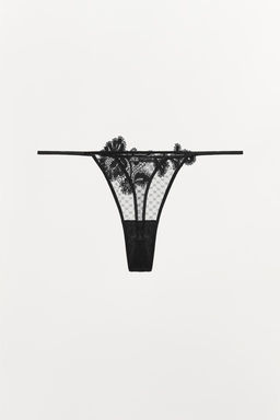 PLUMETIS LACE THONG - Zara фото 4