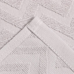 Полотенце махровое LoveLife Zig-Zag, 50х90 см, цвет пыльно-лавандовый, 100% хл, 450 гр/м2  фото 4