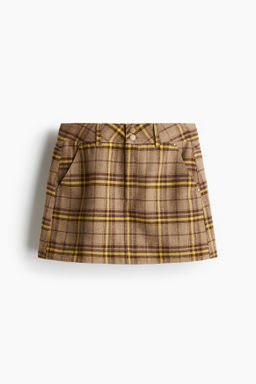 Brushed-finish mini skirt - H&m фото 7