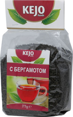 KejoFoods. Черный с бергамотом 375 гр. мягкая упаковка