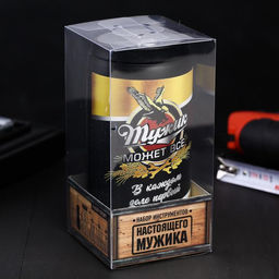 Подарочный набор инструментов в банке Мужик может всё, 13 предметов