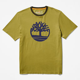 Футболка Timberland T-Shirt Kennebec River Tree Logo Regular желтая