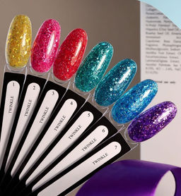 Rihard Gel Polish Twinkle 03 Гель-лак с голографическими хлопьями и блестками, 10 мл