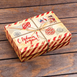 Подарочная коробка сборная Почта, 21 х 15 х 5,7 см - UPAK LAND фото 4