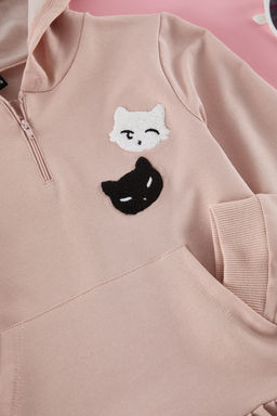 Pudra K?z Cocuk Regular Animal Orme Elbise TKDAW25EL00014 - Trendyolmilla фото 2