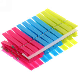 Цена за 5 шт. Прищепки бельевые Селфи (20шт) 80С