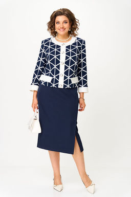 Костюм Aira Style 24128-Р сине-белый