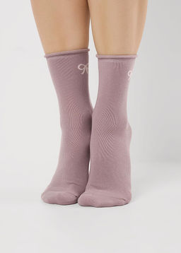 CLE Носки жен.Д2504 fashion база осл резинка св.бежевый - Clever wear фото 4