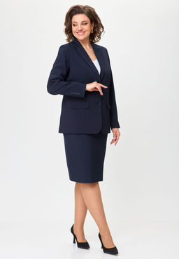 Костюм БелЭльСтиль 205/603 синий однотон фото 9