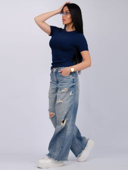 Футболка Скимс 3, трикотаж лапша - Малина фото 10