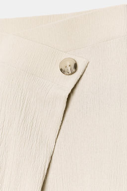 PANTAL?N CRUZADO TEXTURA / Beige - Zara фото 4