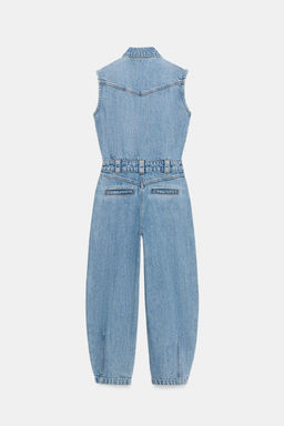 MONO Z1975 DENIM PIERNA BALLOON / Azul medio