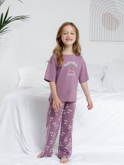 МП 1657/сливовый 3211 Н067.1 пижама для дев