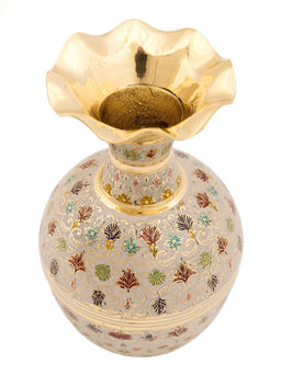 Ваза 8 №В3275/13/1 (TAJ WORK WHITE COLOUR) - Ганг фото 2