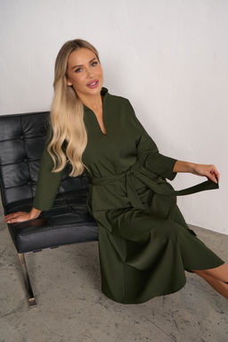 Платье Турин (оливковый) Р11-1222/6 - Николь фото 4