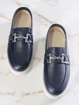 Лоферы туфли 172.1841be.Черный кожа