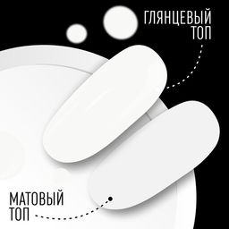 Гель-лак для ногтей, однотонный, трехфазный, 8 мл, LED/UV, белый (01)