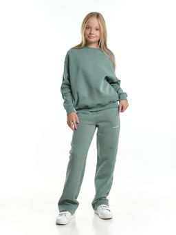 Спортивный костюм с начесом для девочки подростковый 22-1212 мятный