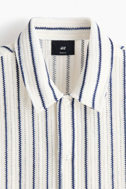 Camisa en punto texturizado Regular Fit - H&m фото 8