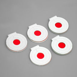 Цена за 5 шт. Мишень для рогатки, кожзам - Simaland фото 3