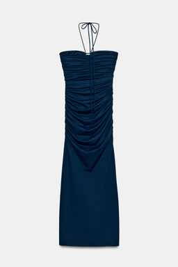 VESTIDO MIDI CUT OUT POLIAMIDA / Marino - Zara фото 7
