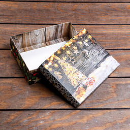 Цена за 5 шт. Подарочная коробка сборная Исполнения желаний, 16,5 х 12,5 х 5,2 см - UPAK LAND фото 16