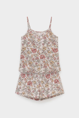 Е 20175/бежевый,античные цветы пижама жен - Very neat фото 2