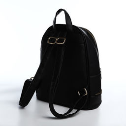 Рюкзак женский из искусственной кожи на молнии, 1 карман, цвет чёрный - Simaland фото 2