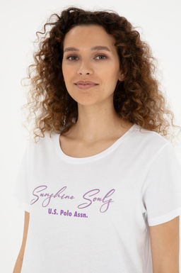 Футболка U. S. Polo Assn женская белая - U.s. polo assn фото 9