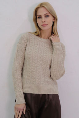 10718 Джемпер цвета льна - Martichelli фото 20