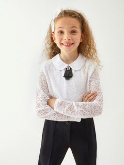 ACOOLA / Блузка детская для девочек Arife белоснежный