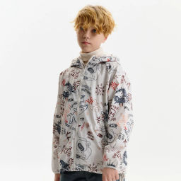 PELICAN, ветровка для мальчиков, Молочный  фото 10