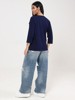 IV-CAPRIZ Мимулус - футболка чернильный