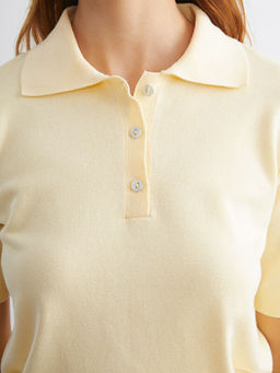 Polo Yaka Kad?n Triko Kazak