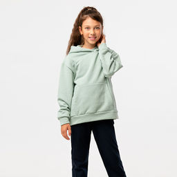 RODOS Толстовка для девочки М-268 Мята пыльная